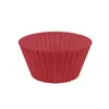 Wholesale Colorful Round Shaped Silicone Cake Baking Molds Cupcake Bakeware Maker Liners Tray Pastry Tools 2020 Hot Selling 7cm Muffin Cup