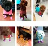 4pcs/set Pet Dog Shoes Waterproof Rain Pet Shoes for Dog Puppy Rubber Boots Candy Color Puppy Shoes Pet Products