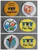 Souvenirs Neue Retro Europäische 1996 200 2004 Euro Patch Fußball Print Patches Abzeichen, Fußball Hot Stamping Patch Abzeichen