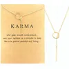 New Arrival Charm Multi-styles Pendant Necklace with card For women Fashion designer earing Jewelry Gifts