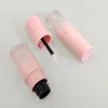 New 6ml gradient pink lip gloss empty tube plastic lip glaze tube