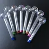 4 Inch Small Colorful Glass Pyrex Oil Burner Hand Pipe Smoke Pipes Tube Smoking Accessories For Tobacco Dry Herbs