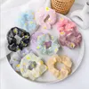 Scrunchies Hairband Daisy Hair Ties Corda Floral Girl Headband Summer Out Gym Elastic Headwraps Fitness Turbante Accessori per capelli LSK510