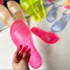 Frauen hausschuhe 2020 Damen Dias Mode Transparent Kristall Frau Schuhe Weibliche Hause hausschuhe Dame strand Flip-Flops Wohnungen Schuhe1