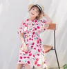 Vestito floreale da ragazza Esplosioni estive Big Boy Abito da principessa increspato coreano coreano WY1436