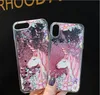 Liquid Floating Flowing Sparkle Shiny Bling Diamond Cases for iPhone 7 7plus X/XS XR MAX 11
