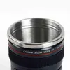 5 Generatie Camera Lens Beker 400ml Roestvrijstalen Tumbler Travel Camping Koffiekopjes met deksels