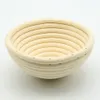 3 tamanho novo redondo banneton brotform cana tigela forma pão massa provando natural rattan cesta cestas caixa com removível l4223186