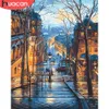 HUACAN Painting By Numbers Scenery DIY Oil Coloring By Numbers Street Landscape Canvas Paint Art Pictures Home Decor5231945