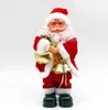 5 Styles Electric Santa Claus Toy Christmas Electric Dancing Music Santa Claus Xmas Doll for Kids Party Christmas Decorations GGA3561-1