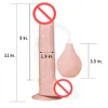 11 pollici realistico squirting eiaculatore dildo con bulbo clistere grande cinturino anale su enorme ventosa dildo giocattoli del sesso per le donne2492689