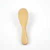 Petite brosse en bois pour bébé, en laine naturelle Pure, peigne, brosse à shampoing, portable, douce et confortable, brosse à barbe en laine 1738593