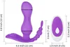 10 ViveRation Modes Weallable Vibratorの男性のための女性の肛門プラグgスポットクリトリス刺激装置無線リモコンパンティーバイブレーターJ2336