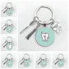 2020 Ny tandläkare Dental Glass Keychain Dental Assistant Gift Dental Care Keychain9227306