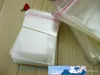 30 * 40cm transparentes sacos-100pcs / lot claro auto saco varejo adesiva selo de plástico, bolsa de roupas de embalagem reutilizável, saco do presente OPP