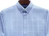 2020 Cotton T Men Tröja Male Shirts Långärmad Mänskjorta Kläder Camisa Slim Fit Camisa Social Masculina Casual Chemise Homme