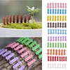 Beautiful Wooden Fence Garden Ornament Accessory Mini Craft Micro Landscape Garden DIY Miniature Bonsai Garden Ornament c189