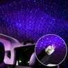 Projector Luz Mini LED Car Roof Estrela Noite Atmosfera Galaxy Luz USB decorativa ajustável Interior Car Decor Luz