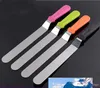 6 pouces gâteau crème glaçage spatule beurre lisse lame coudée plat grattoir lissage cuisine outil accessoires haute qualité Gadget nt