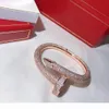 Marques vis perceuse complète clous Bracelet Bracelets en or femmes Bracelets Punk pour cadeau luxueux bijoux de qualité supérieure 7267908