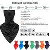 Triangel Balaclava Neck Gaiter Head Face Neck Tube Bandana Scarf Outdoor Mouth Cover Wrap Antiuv antidust för Cycling Biker3880239