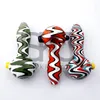 NEW Color Hand Water Pipe With 4.0Inch 3 Styles Glass Spoon Pipe Pyrex Glass Oil Burner Pipe