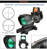 Trijicon ACOG 4X32 Real Fiber Optics Red Dot Verlichte Chevron Glas Geëtst Richtkruis Tactische Optische Scope Hunting Optic Sight