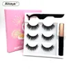 Les cils magnétiques 3D et les eye-liner sont fausses cils 5 MAGNET LASHES LASSES NATURELLES ÉPARGES MAGNETIQUES MAGNETIQUES MAVILS MAQUORS CX202821851