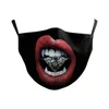 Маска для лица Спорт на открытом воздухе маски Пятно рот печати женщины девушка РМ2,5 хлопка пыли маски съемный фильтр маски партии