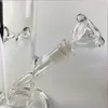 10,2 pouces tube droit verre eau bongs narguilés énorme base 18 joint dab plate-forme pour accessoires de fumer