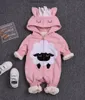 Fashion Winter Autumn baby onesies bodysuits pajamas Cartoon Newborn Boys Girls Clothing warm Toddler Romper Infant Boutique Jumpsuit China