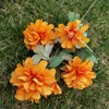 홈 웨딩 장식 인공 꽃 가짜 나선 수국 (5 줄기 / 조각) 26.77 "길이 시뮬레이션 Chrysanrhemum 볼
