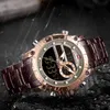 Relogio masculino navorce top merk mannen horloges mode luxe quartz horloge heren militaire chronograaf sport polshwatch klok CX200803