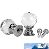 Modern Fashion K9 Glass Knob Crystal cabineDiamond Furniture Handles Hardware Drawer Wardrobe Kitchen Cabinets Cupboard Door Pull Knobs