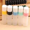 5 colori Contatti per gli occhi Bottiglia per lenti Plastica Bottiglia liquida Contenitore per lenti a contatto Punti Case bottiglia