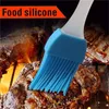 Lätt att rengöra mjuk silikonbakning Bakeware Bread Cook Pastry Oil Cream BBQ Tools Basting Borste Köksredskap Dropshipping