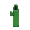 Newest Colorful Mini Pipe Bullet Shape Snuff Many Colors Metal Nose Easy Carry Clean High Quality Pipe Tube Unique Design