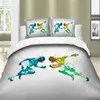 3D Tryckt täcke omslag Set Rugby Sport Game Queen King Bed Linne Twin Size Single Double Bedding Set Kid Teen Boys Home Bed 3PCS7198562
