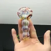 Новая Европа и Americaglass Pipe Bubbler Курительная труба Вода Стекло Бонг 3-мяльный окрашенный