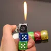 Neue Kreative Persönlichkeit Bunte Flash Würfel Feuerzeug Lustiges Spielzeug Butan Nachfüllbares Gasfeuerzeug Tragbare Gadgets Für Männer Drehbare Feuerzeug