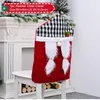 عيد الميلاد كرسي أغطية الطعام كرسي غطاء الأغلفة ل عيد الميلاد مأدبة عطلة كريتيس