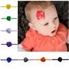 Baby Mädchen elastische Blume Stirnband für Babys Gummi Haarband Kinder schöne Kinder Kopfbedeckung dünn dehnbar 100 Stück Stück Mix Großhandel