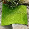 Ny konstgjord gräsmatta Miniature Garden Ornament Fake gräsfigur Figur Craft Plant Pot Fairy Decor 15x15cm30x30cm6199461