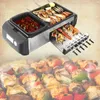 Gaopinzhimultifunctionele elektrische bakplaat Heet pot barbecue grill allemaal in één machine huishoudelijke elecitrc bbq oven