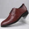 Mężczyźni Oxford Buty Skórzane Buty Człowiek Klasyczny Ślub Luksusowa Sukienka Coiffeur Formalny Elegancki Sapato Masculino