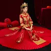 民族服中国の伝統的な花嫁プラテンシススタイルカップル赤いイブニングガウンのウェディングドレス女性スリムチャイナ州ローブ