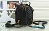 designer--functional handbag backpacks designer 2018 fashion women lady black red rucksack bag charms free shipping