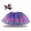 Décoration de fête Bébé Enfants Jupe Filles Princesse Étoiles Glitter Tutu Jupe Enfants Paillettes Parti Ballet Jupes avec épingles à cheveux T2I51212