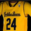 O basquete universit￡rio usa personaliza￧￵es de basquete da California Golden Bears NCAA College costurou Jersey Allen Crabbe Ryan Anderson Kevin Johnson