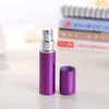 Mini atomiseur de parfum rechargeable Portable de 5ml, flacon de pulvérisation coloré, bouteilles vides en aluminium pour conteneurs de cosmétiques pour voyage